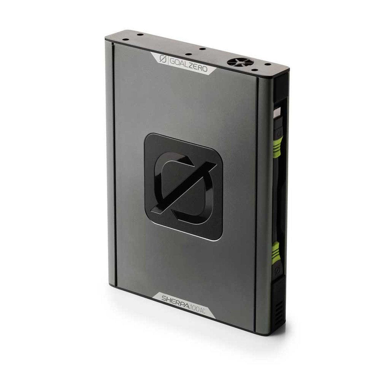 スマホアクセサリー GOAL ZERO Sherpa 100 AC Power Bank 4th Goal Zero、厚さ2.5cm/重量0.9kgの薄型ボディを実現した25600mAh