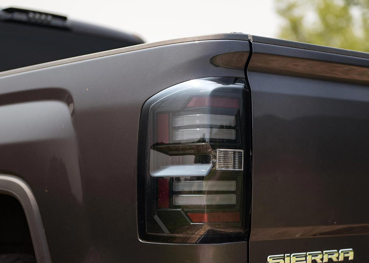 Morimoto XB LED Tail Lights: 14-18 Sierra (Smoked) - LF731