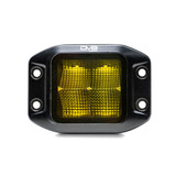 DV8 Offroad 3 in. Elite Series LED Flush Mount Pod Light (Amber) - BE3FMW40W-A