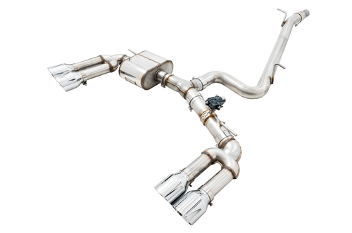 AWE SwitchPath Exhaust for Audi 8V S3 - Chrome Silver Tips, 102mm - 3025-42068