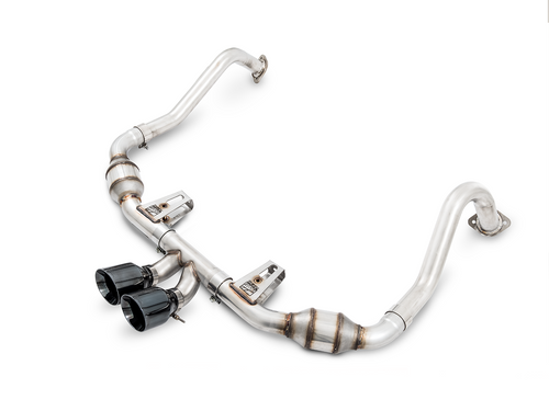 AWE Touring Edition Exhaust for Porsche 718 Boxster / Cayman - Diamond Black Tips - 3015-33080