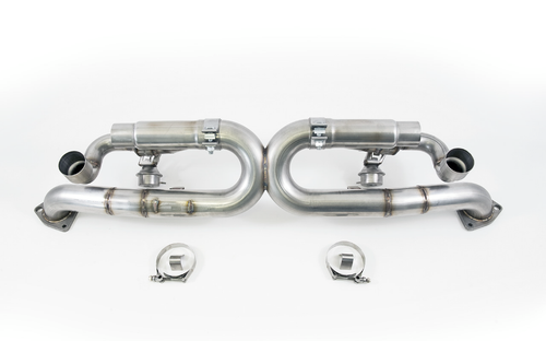 AWE SwitchPath Exhaust for Porsche 991 - PSE cars - Chrome Silver Tips - 3025-42010