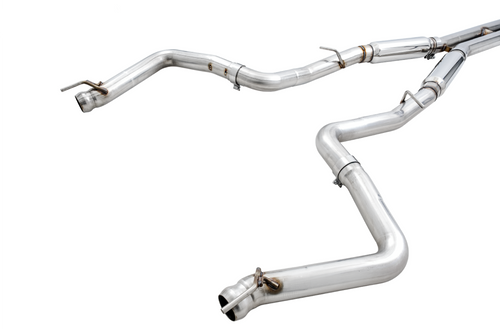 AWE Track Edition Exhaust for 15+ Challenger 6.4 / 6.2 SC - Stock Tips - 3015-11050