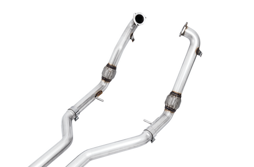 AWE Track Edition Exhaust for Audi B9 S4 - Non-Resonated - Chrome Silver 102mm Tips - 3010-42054