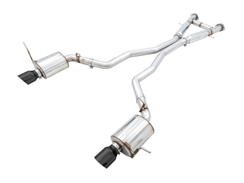 AWE Tuning Touring Edition Exhaust for Jeep Grand Cherokee SRT - Diamond Black Tips - 3015-33121