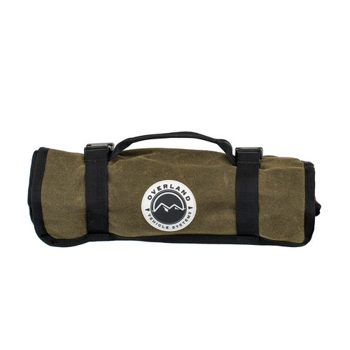 OVS Wrench Tool Roll Storage Bag, Waxed Canvas