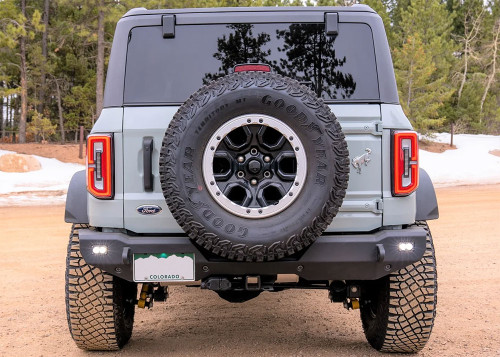 Hefty Fabworks Rear Bumper: 21+ Bronco