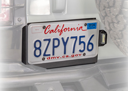 Turn Offroad Tailgate License Plate Relocation Bracket for 21-26 Bronco - EA6-M1