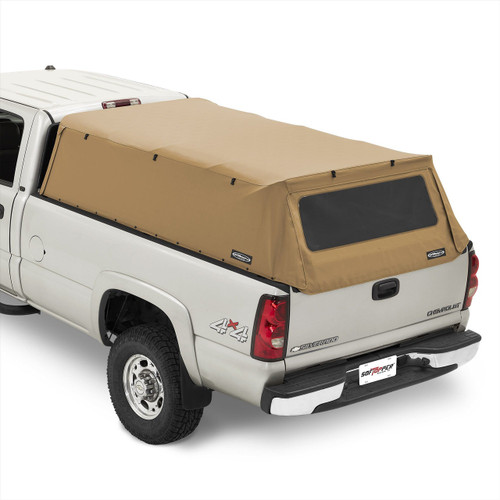 Softopper Tan w/ Standard Clamps for 14-18 Silverado/Sierra 1500, 14-19 2500/3500, 15-25 F-150, 14-21 Tundra (Long Bed) - SO-FL96A-TSR