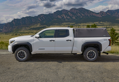 Softopper Black w/ Utility Track Clamps for 24+ Tacoma - SO-TC74C-BSU