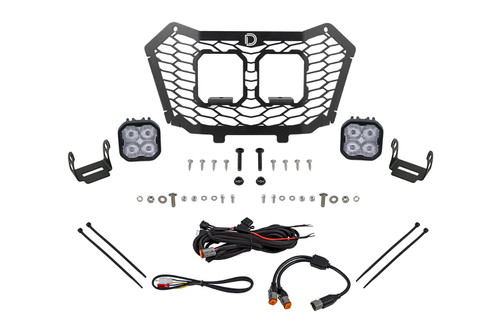 Diode Dynamics Stage Series LED Grille Kit for 22-24 Honda Talon, Pro White Fog - DD7905
