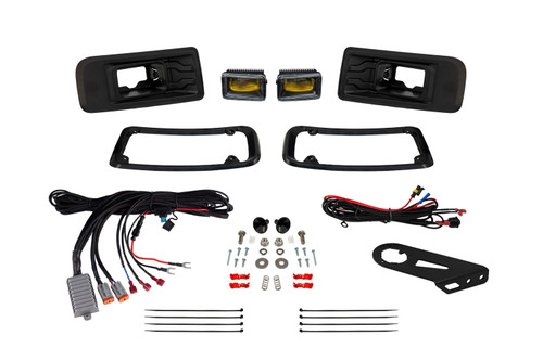 Diode Dynamics Elite Series Add-On LED Fog Light Kit for 22+ Ford Maverick, Yellow - DD7769