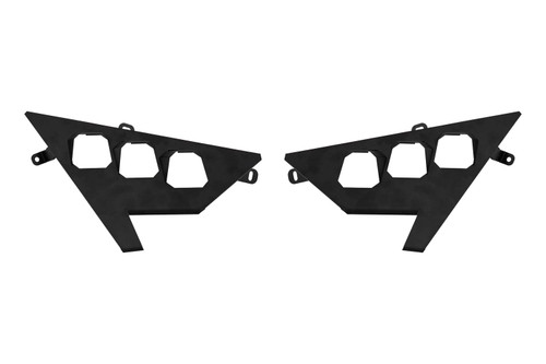 Diode Dynamics 20+ Polaris RZR C1 Headlight Mounting Bracket Kit (Pair) - DD7643P