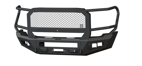 Bodyguard Bumpers A2 Series Extreme - Textured Black Front Bumper: 24-25 Sierra 2500/3500 - CEG24BNTMH