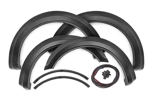 Rough Country Fender Flares - Sport - E2 Magma Red - Ford F-150 2WD/4WD (2018-2020) - S-F11811-E2