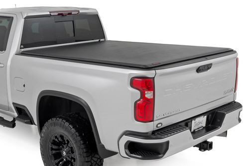 Rough Country Soft Roll Up Bed Cover - 6'9 Inch Bed - Chevy/GMC 2500HD/3500HD (20-24) - 42120690