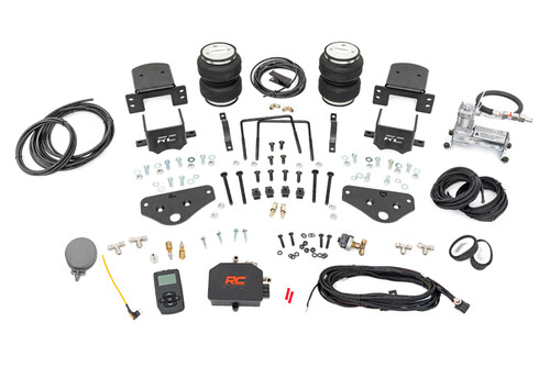 Rough Country Air Spring Kit w/compressor - Wireless Controller - Ford F-250/F-350 Super Duty (17-25) - 10038AWC