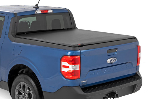 Rough Country Soft Roll Up Bed Cover - 4'6 Inch Bed - Ford Maverick 2WD/4WD (2022-2024) - 42534600