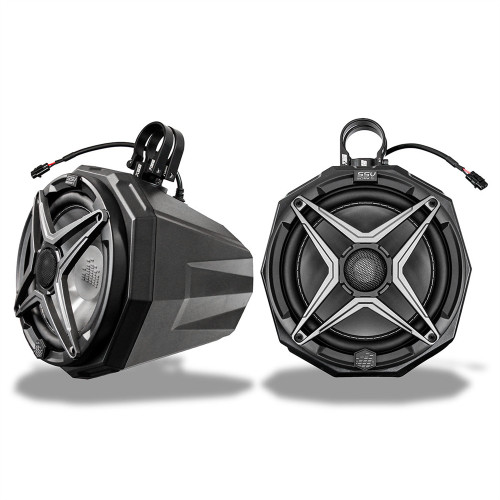 SSV Works 8 in. Universal Cage-Mount Speaker-Pods for UTVs and Boats