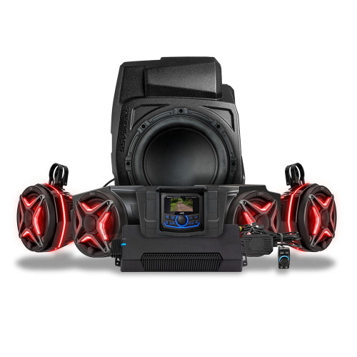 SSV Works Phase-5 V-Spec 5-Speaker 1400 Watt System with JVC for 20-24 Polaris RZR PRO Series