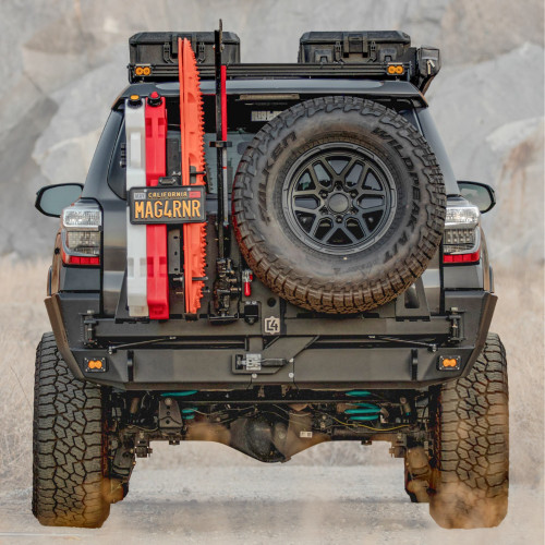 C4 Fabrication Overland Series Rear Bumper with Swingout 10-24 4Runner