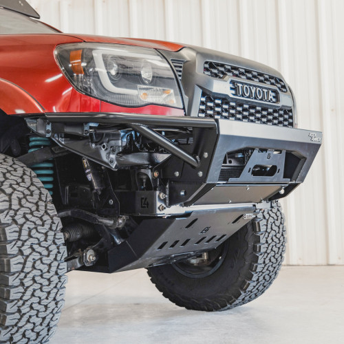 C4 Fabrication Rock Runner Front Bumper with Winch for 05-11 Tacoma