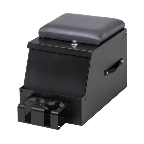 Tuffy Security Series II Center Console (12.5 in. Wide, Black Console, Charcoal Gray Armrest) - 016-C03