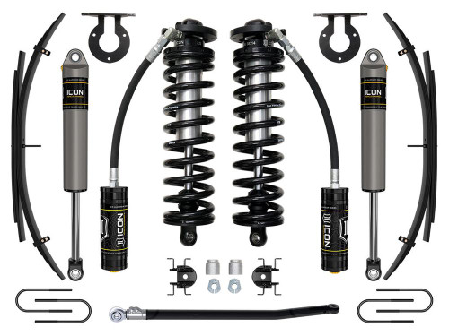 ICON 2.5-3" Lift, Stage 2 Coilover System w/ Leaf Springs for 08-10 F-250/350 - K63182