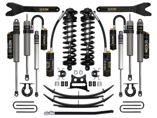 ICON, 2.5-3" Lift, Stage 6 Coilover System w/ Leaf Springs for 11-16 F-250/350 - K63196