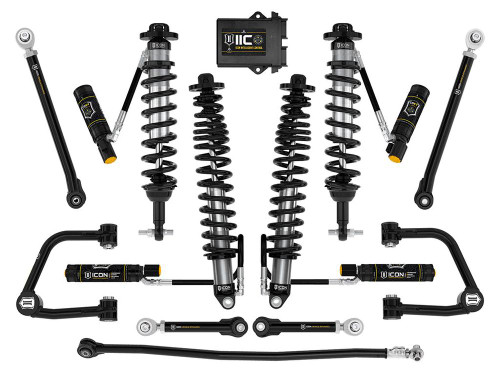 ICON Sasquatch, 2-3" Lift, Stage 8 Suspension System, Tubular, Heavy Rate Rear Spring for 21-23 Bronco - K40018TX