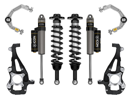 ICON 4wd, 3.5-4.5" Lift, Stage 2 Suspension System, Billet for 21-24 F-150 - K93142