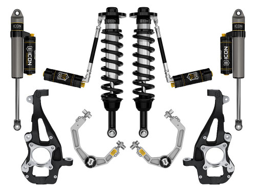 ICON 4wd, 3.5-4.5" Lift, Stage 4 Suspension System, Billet, CDCV for 21-24 F-150 - K93144