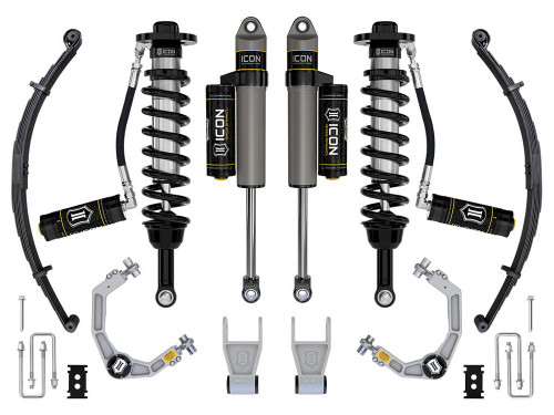 ICON Tremor, 2.5-3" Lift, Stage 3 Suspension System, Billet w/ Leaf Packs for 21-24 F-150 - K93163L
