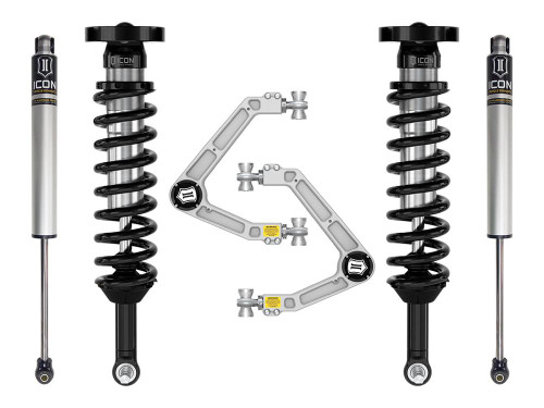 ICON 1.75-2.5" Lift, Stage 2 Suspension System w/ Billet Upper Control Arms for 23-24 Canyon AT4, Denali, Elevation & Colorado Trail Boss - K73082