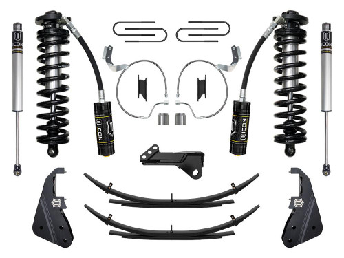ICON 4wd, 4-5.5" Lift, Stage 1 Coilover Conversion System w/ Expansion Packs for 23-25 F-250/350 - K63171L