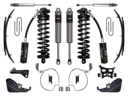 ICON 4wd, 4-5.5" Lift, Stage 3 Coilover Conversion System w/ Expansion Packs for 23-25 F-250/350 - K63173L