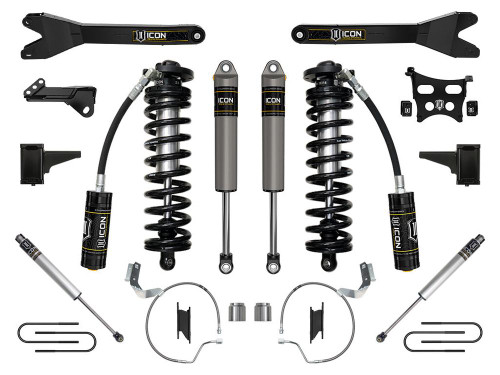 ICON 4wd, 4-5.5" Lift, Stage 3 Coilover Conversion System w/ Radius Arms for 23-25 F-250/350 - K63213R