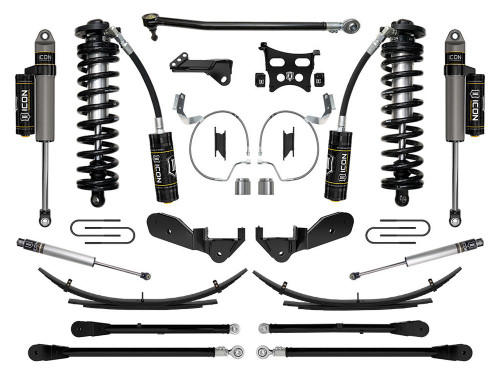 ICON 4wd, 4-5.5" Lift, Stage 6 Coilover Conversion System w/ Expansion Packs for 23-25 F-250/350 - K63176L
