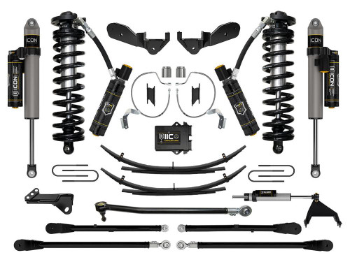 ICON 4wd, 4-5.5" Lift, Stage 8 Coilover Conversion System w/ Expansion Packs for 23-25 F-250/350 - K63178L