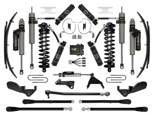 ICON 4wd, 4-5.5" Lift, Stage 9 Coilover Conversion System w/ Expansion Packs for 23-25 F-250/350 - K63179L