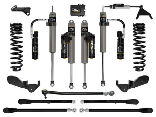 ICON 4wd, Diesel, 2.5" Lift, Stage 6 Suspension System w/ 4-Link for 23-25 F-250/350 - K65918