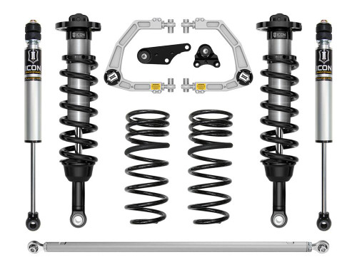 ICON 1.25-3" Lift, Stage 3 Suspension System, Billet for 24-25 Land Cruiser 250 Series - K53363