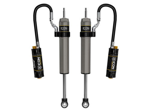 ICON 0-3" Lift, Rear, VS 2.5 Aluminum Series Shock Absorbers, Remote Reservoir w/ CDCV (Pair) for '25 4Runner - 57872CP