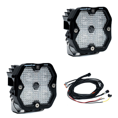Baja Designs Squadron 2.0 Pro LED Light Pods, Work/Scene (Pair) - 49-7806-2