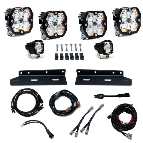 Baja Designs Squadron 2.0 Pro /S1 Fog Pocket Light Kit (Clear) for 21-26 Raptor - 44-0020