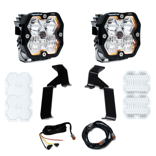 Baja Designs Squadron 2.0 Pro A-Pillar Light Kit, Driving/Combo (Clear) for 21-26 Raptor, 24-26 Raptor 37/R - 44-0021