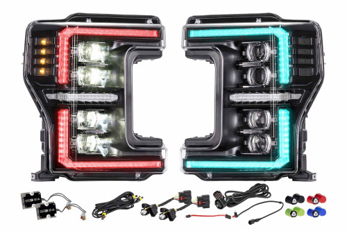 Morimoto XRGB Evo Headlights for 17-19 Super Duty (Set) - LF2-503R