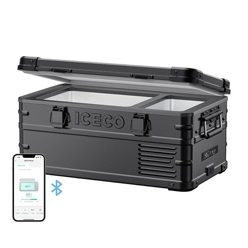ICECO 21QT APL20 Light Duty Aluminum Freezer Single Zone | Black