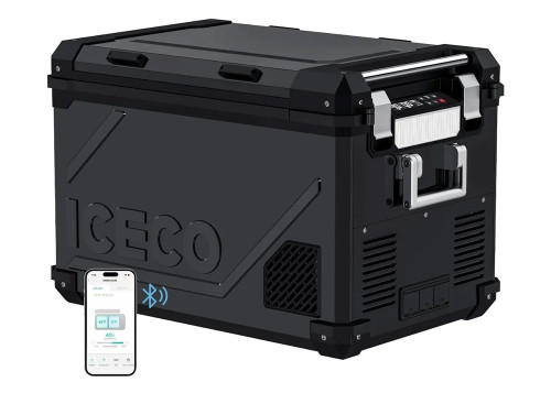 ICECO 58QT APL55 Dual Zone 12 Volt Freezer | Black