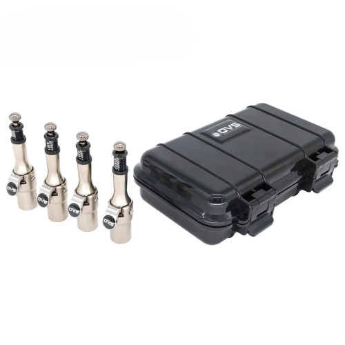 OVS Rapid Tire Deflators - 4 Piece Aluminum Adjustable Kit (5-30 PSI) with Storage Case - 97-9904